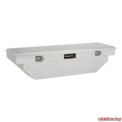 TrailFX Crsovr Angled Sgl Lid Dia Tread Bright Pol Alum 60x19.25x13.5 W/Tray - 110601
